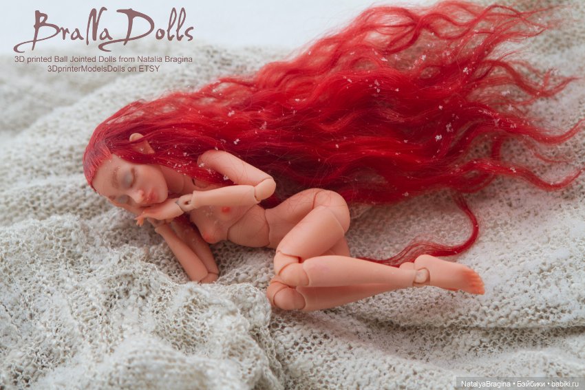 Спящая весна — Авторские шарнирные куклы своими руками: лепка