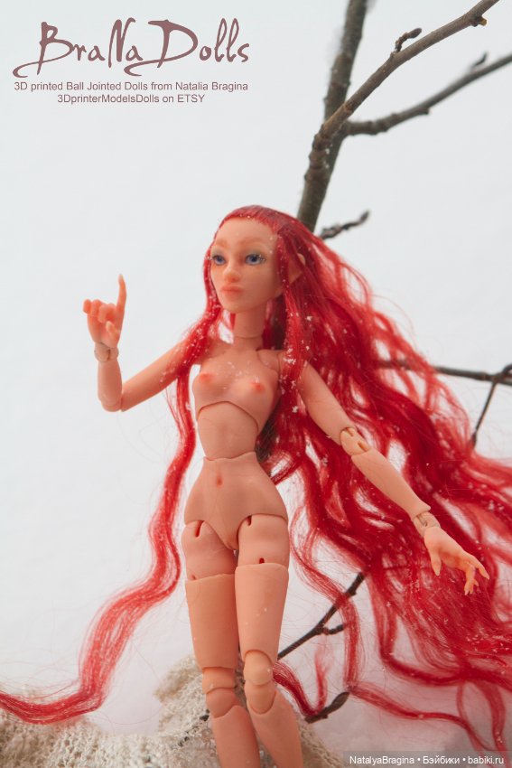 Спящая весна — Авторские шарнирные куклы своими руками: лепка (фото 7)