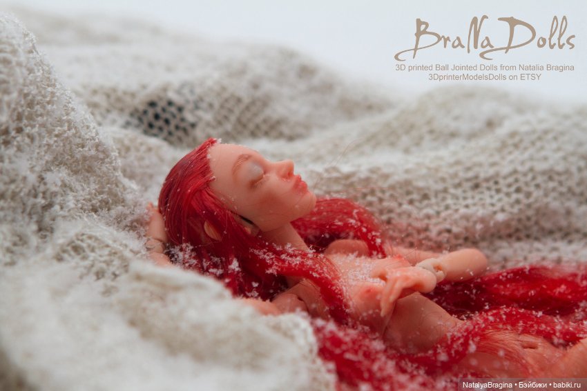 Спящая весна — Авторские шарнирные куклы своими руками: лепка
