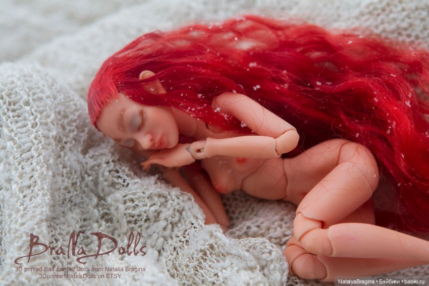 Спящая весна — Авторские шарнирные куклы своими руками: лепка