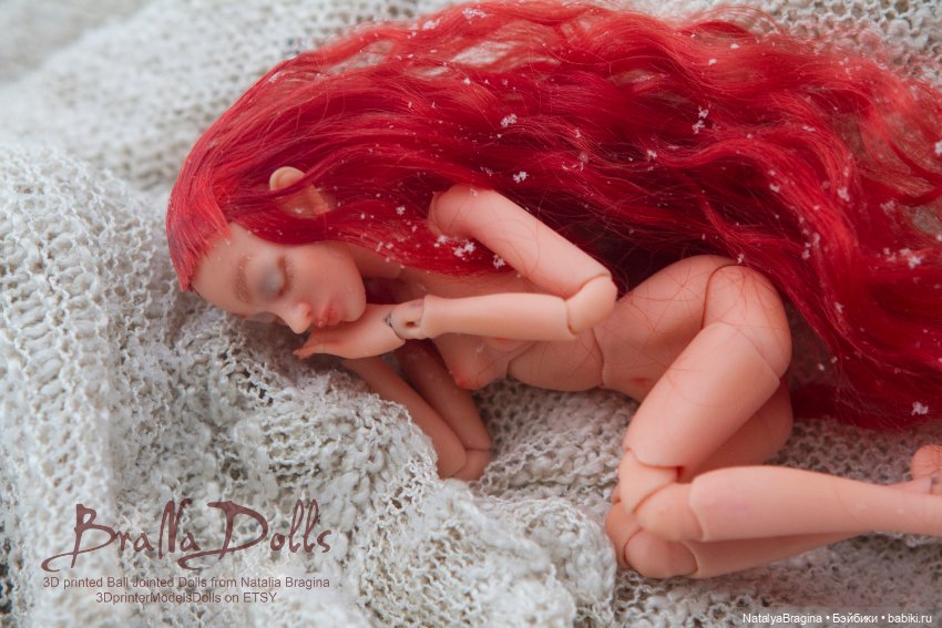 Спящая весна — Авторские шарнирные куклы своими руками: лепка