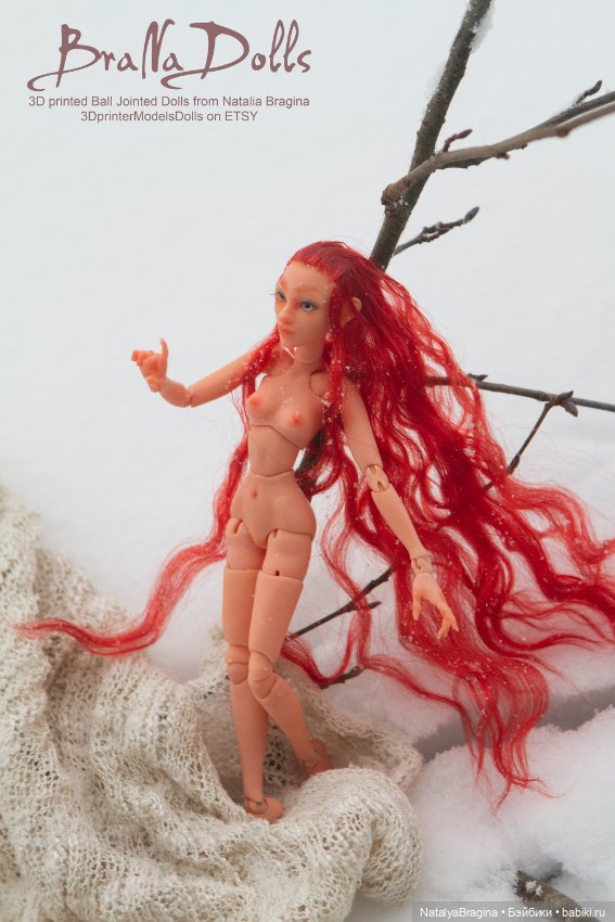 Спящая весна — Авторские шарнирные куклы своими руками: лепка (фото 8)