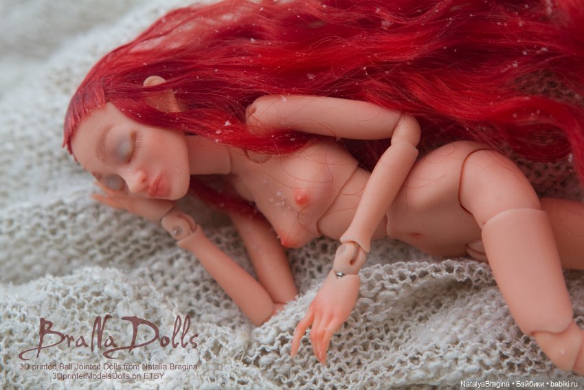 Спящая весна — Авторские шарнирные куклы своими руками: лепка (фото 10)