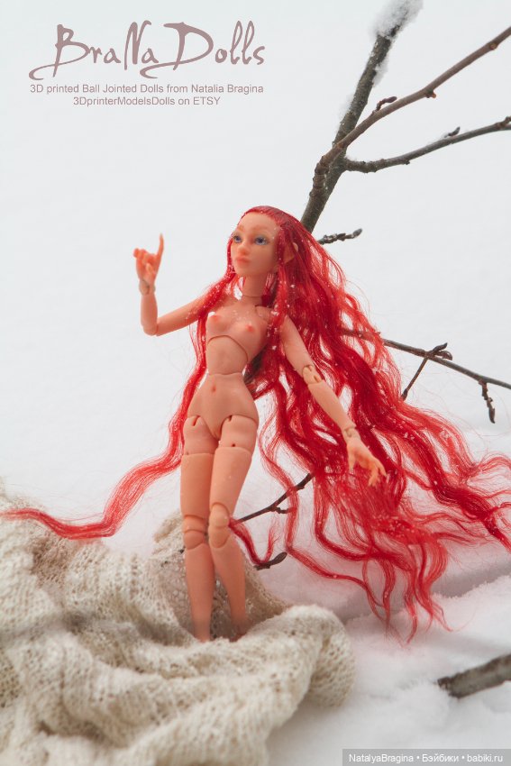 Спящая весна — Авторские шарнирные куклы своими руками: лепка (фото 5)