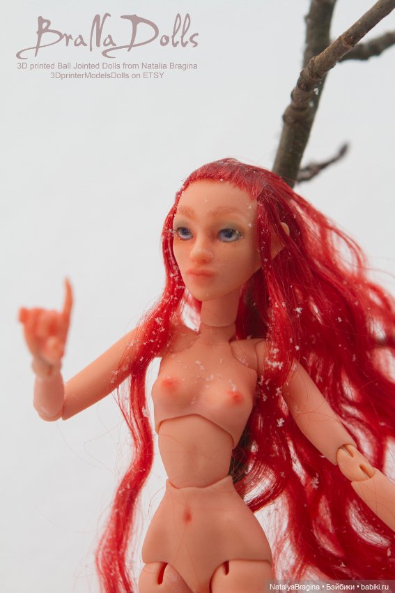 Спящая весна — Авторские шарнирные куклы своими руками: лепка (фото 6)
