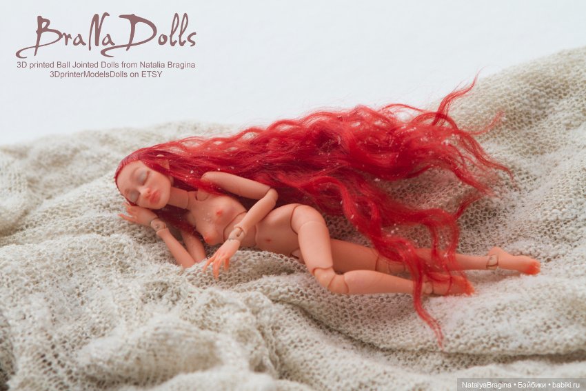 Спящая весна — Авторские шарнирные куклы своими руками: лепка (фото 9)