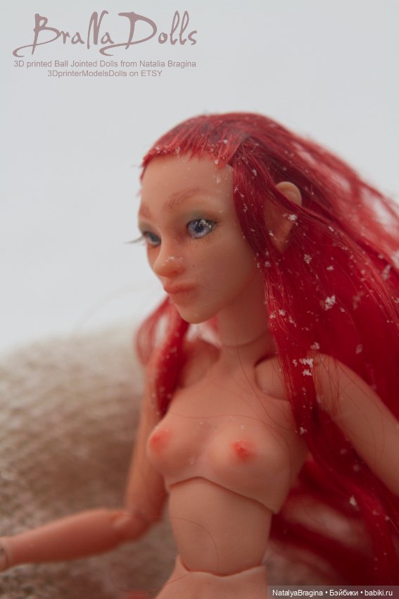 Спящая весна — Авторские шарнирные куклы своими руками: лепка