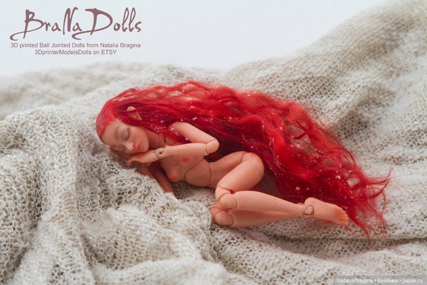 Спящая весна — Авторские шарнирные куклы своими руками: лепка