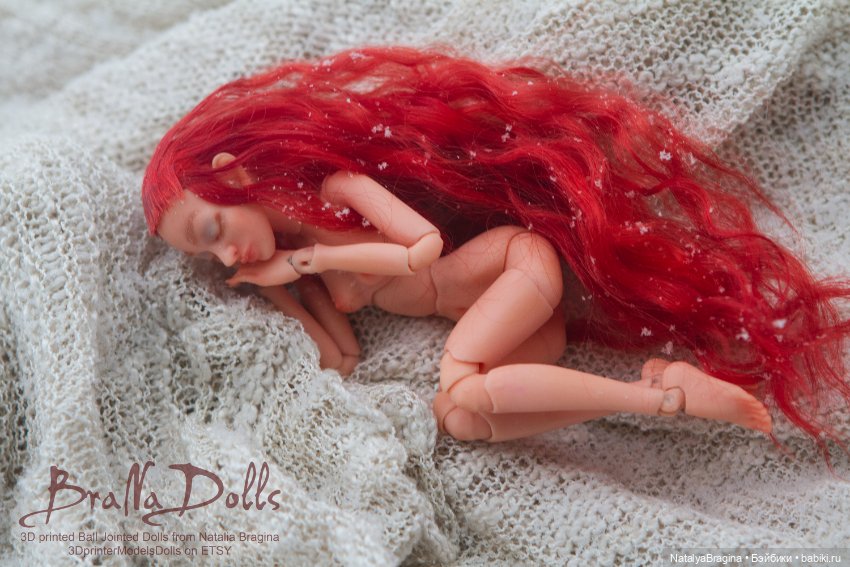 Спящая весна — Авторские шарнирные куклы своими руками: лепка