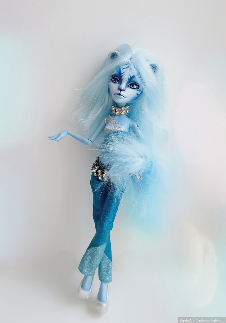 Превращение Эбби в тигрицу ООАК МХ (фото 3)