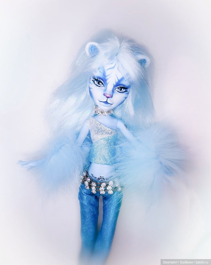 Превращение Эбби в тигрицу ООАК МХ (фото 2)