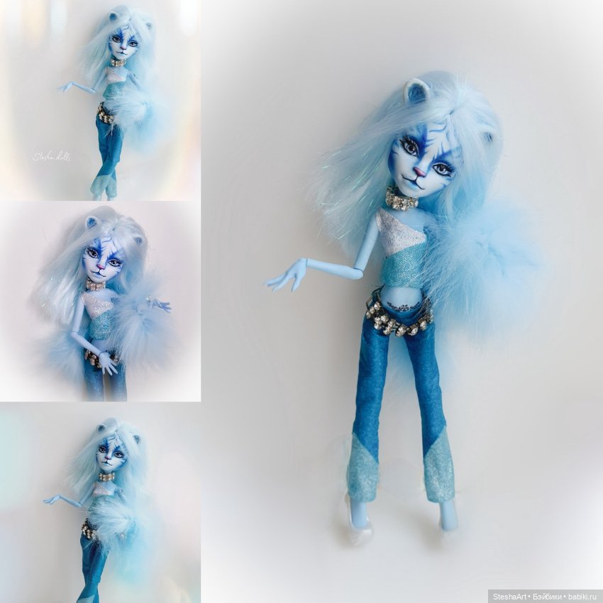 Превращение Эбби в тигрицу ООАК МХ (фото 7)