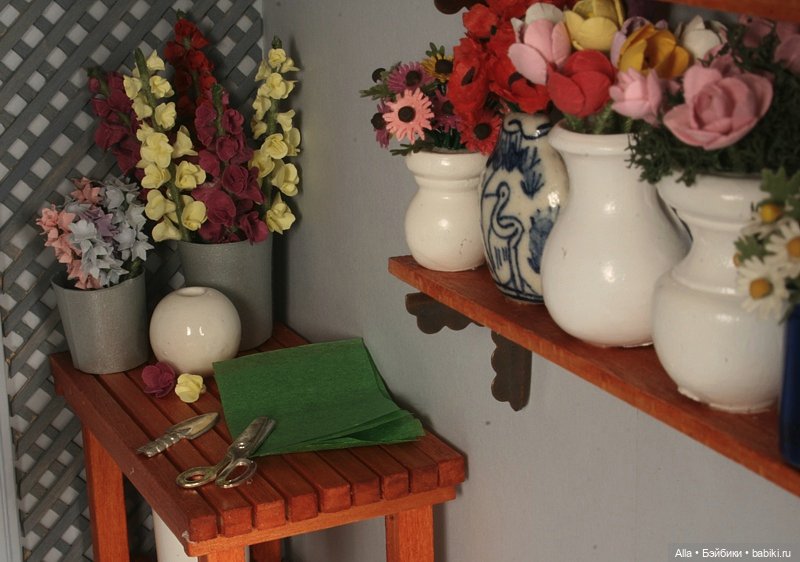 Цветочный магазинчик — Кукольная миниатюра своими руками: еда (фото 6)