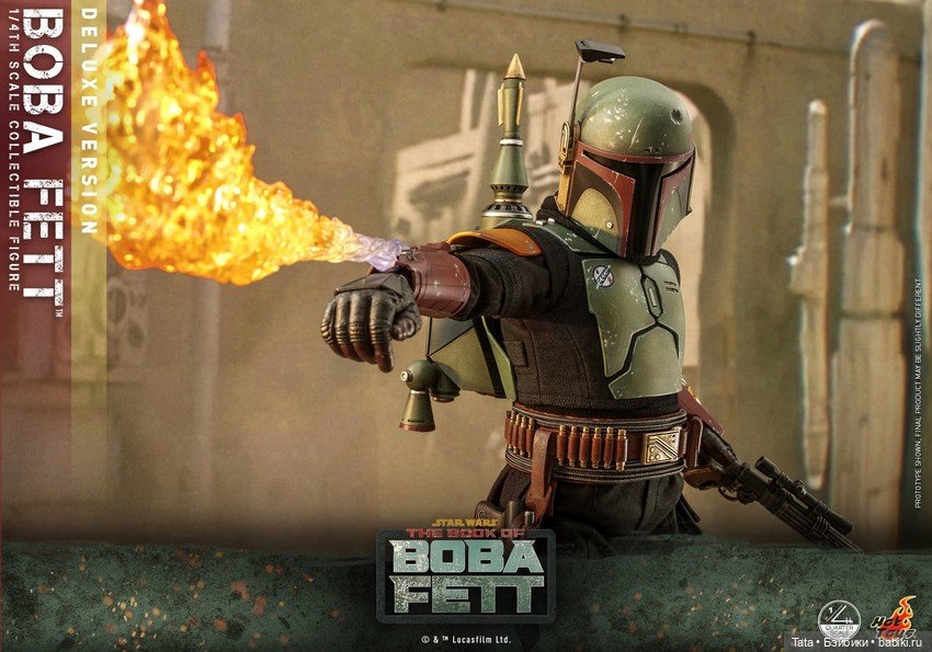 Hot Toys - фигуркf Бобы Фетта в масштабе 1/4 по мотивам сериала «Книга Бобы Фетта» (фото 3)