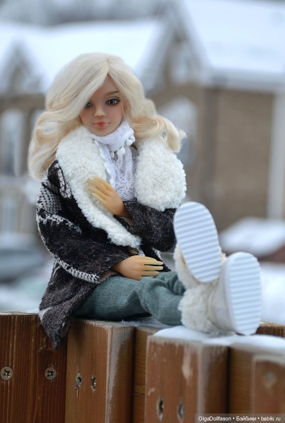 Настюша на зимней прогулке. Mooqla (фото 2)