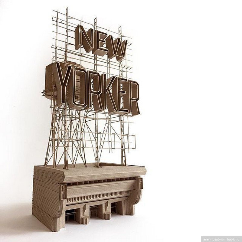 Картонные скульптуры Daniel Agdag (фото 2)