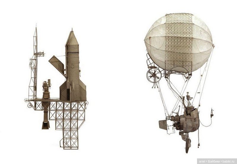 Картонные скульптуры Daniel Agdag