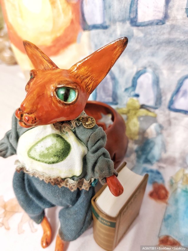 Винтажный сфинск — Лепка авторских игрушек и папье (фото 2)