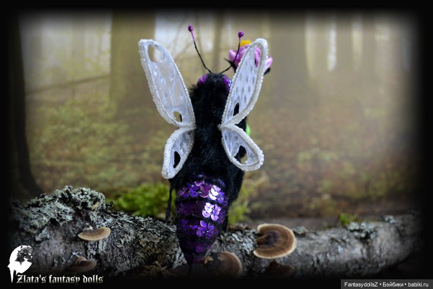 Мягкая скульптура Драконий Шмель (фото 3)