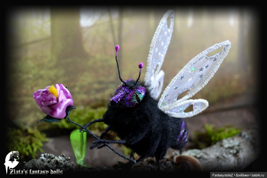 Мягкая скульптура Драконий Шмель (фото 2)