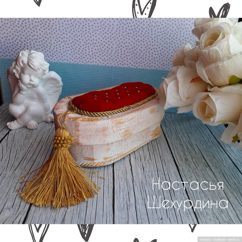 Интерьерная кукла ручной работы в винтажном стиле