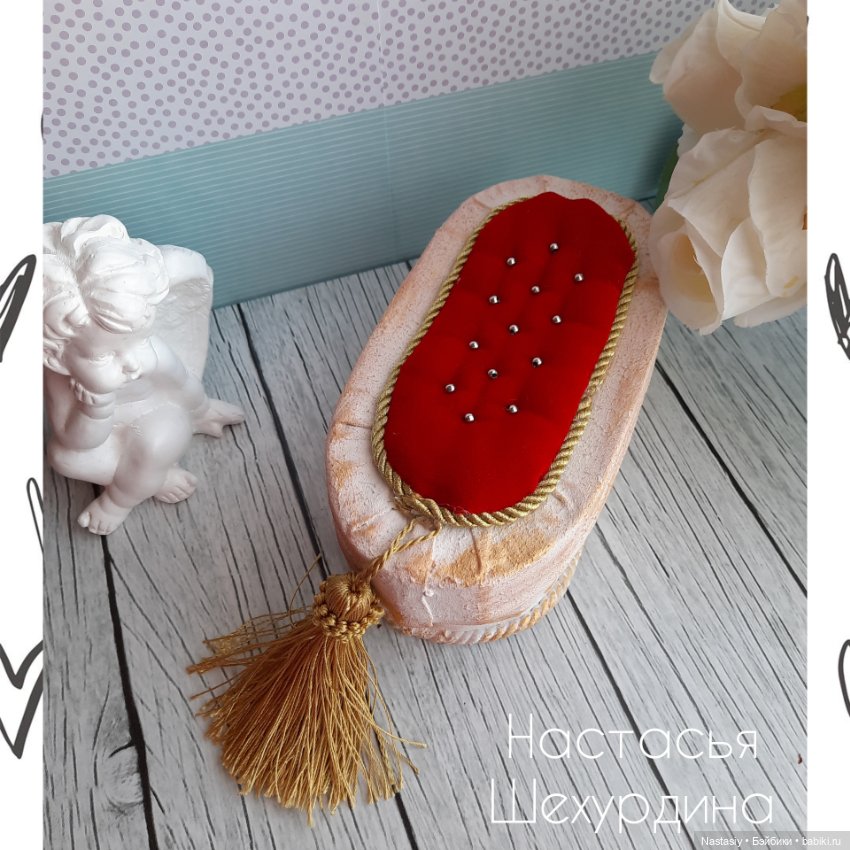 Интерьерная кукла ручной работы в винтажном стиле (фото 2)