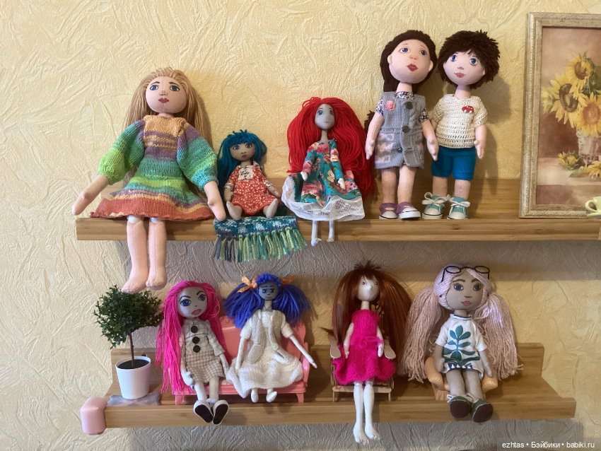 Коллекция рукодельных кукол (фото 6)