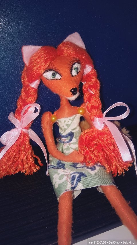 Лисичка — Домашние фото авторских игрушек: Тедди (фото 4)