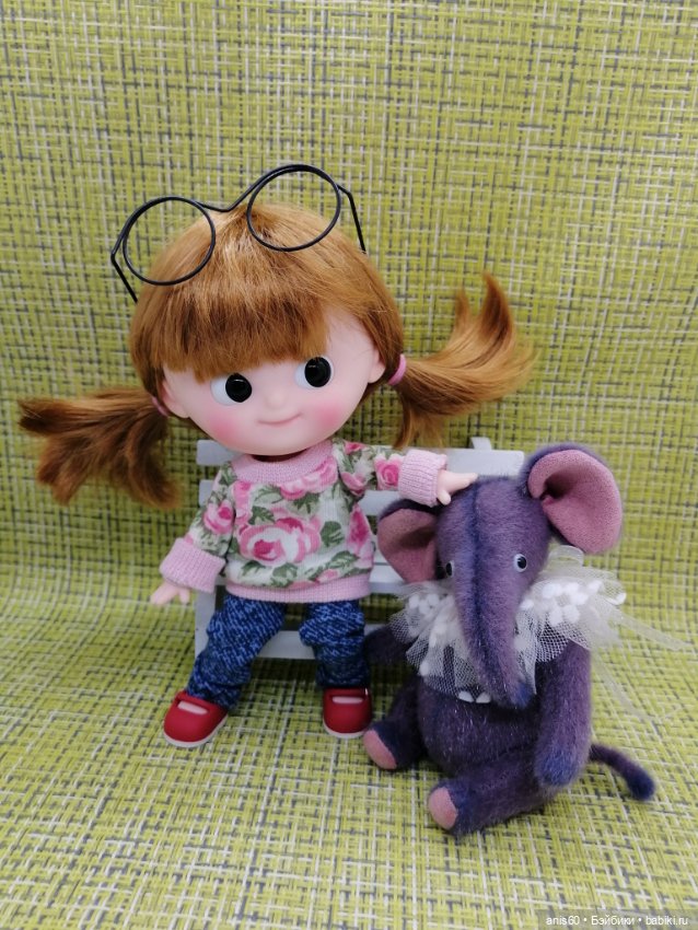 Солнечная малышка — Куклы и тела Obitsu 11 (Ob11): гибриды (фото 4)