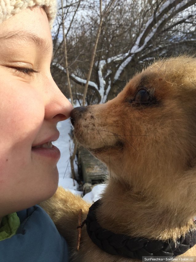 Реалистичные мягкие игрушки в стиле натюр. К нам приехал второй щенок (фото 9)