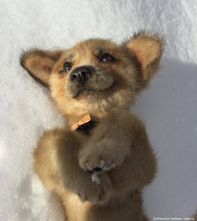 Реалистичные мягкие игрушки в стиле натюр. К нам приехал второй щенок