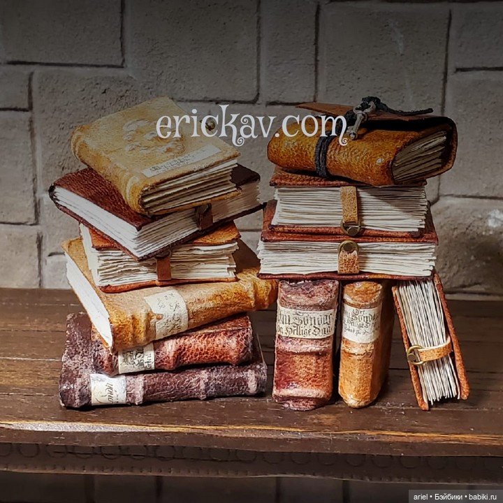 Сказочно красивые миниатюрные книги студии EV Miniatures (фото 2)