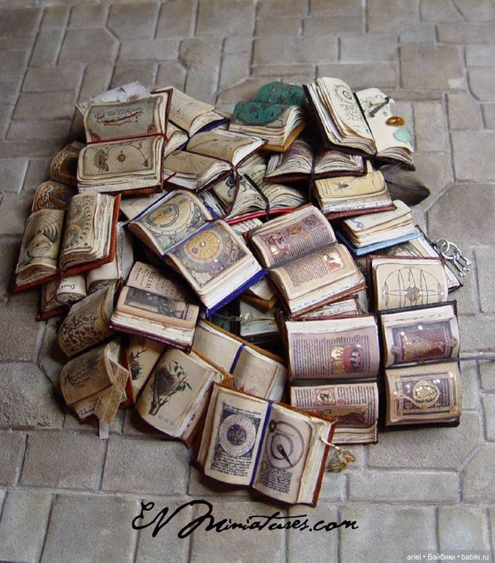 Сказочно красивые миниатюрные книги студии EV Miniatures (фото 10)