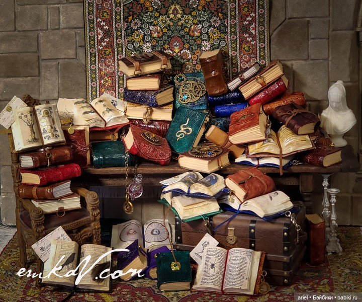 Сказочно красивые миниатюрные книги студии EV Miniatures (фото 9)