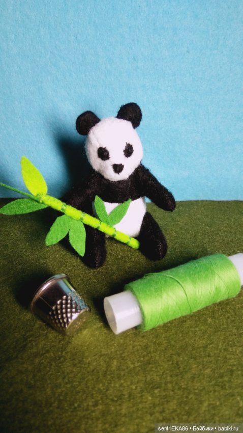 Панда — Домашние фото авторских игрушек: Тедди (фото 2)
