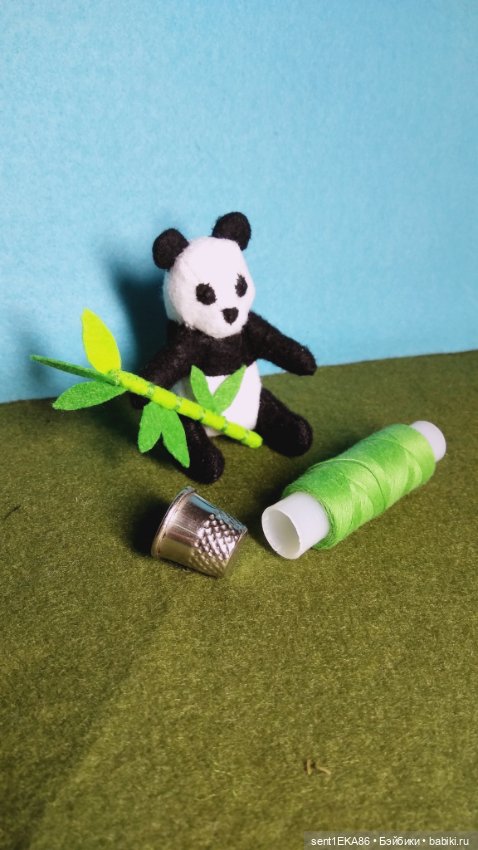 Панда — Домашние фото авторских игрушек: Тедди