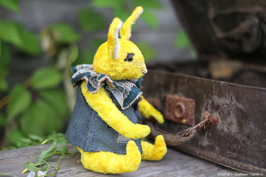 Заяц из плюша — Авторские мишки Тедди и друзья: фото (фото 3)