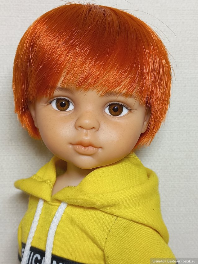 Тополиный пух, жара — ООАК Paola Reina (Паола Рейна) и испанских кукол: перерисовка (фото 3)