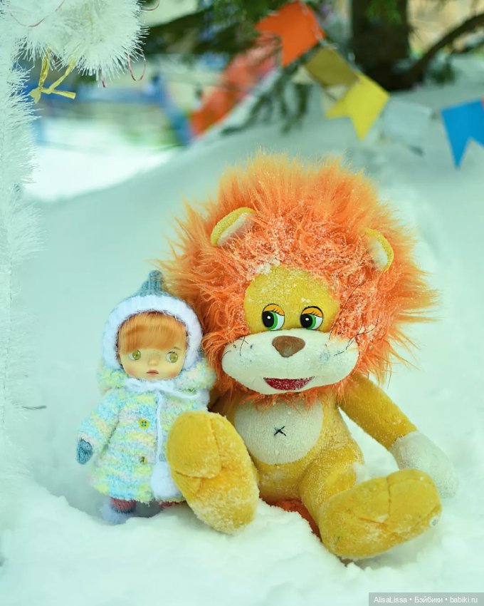 Как львёнок и Агнешка... под ёлочкой встретились (фото 10)