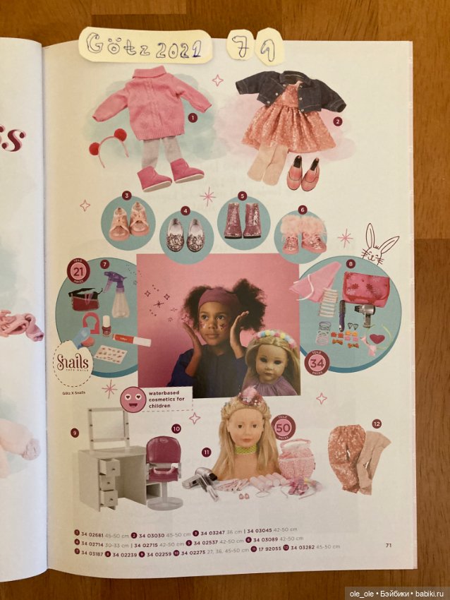 Каталог игровых кукол Готц Gotz 2021 часть 2. Новый оттенок винила в 2021 году