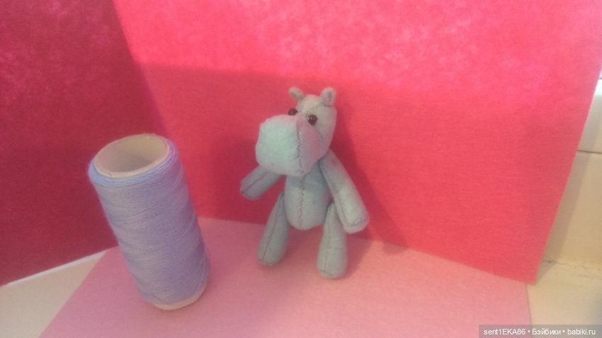 Вдохновение немного времени и вот вам бегемотик (фото 5)