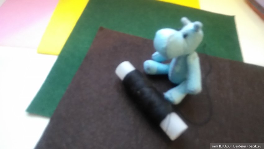 Вдохновение немного времени и вот вам бегемотик (фото 2)