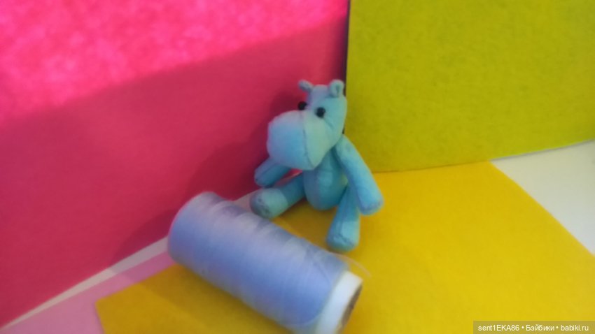 Вдохновение немного времени и вот вам бегемотик (фото 3)