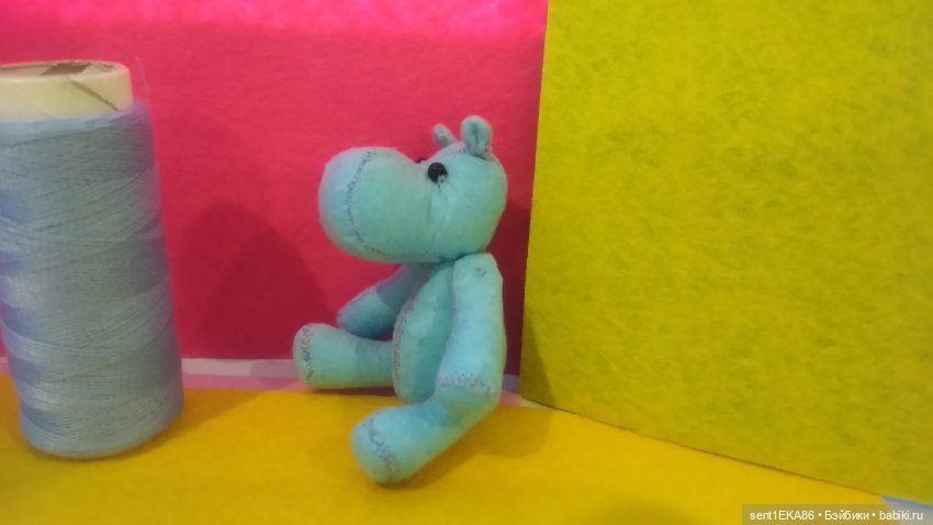 Вдохновение немного времени и вот вам бегемотик (фото 4)