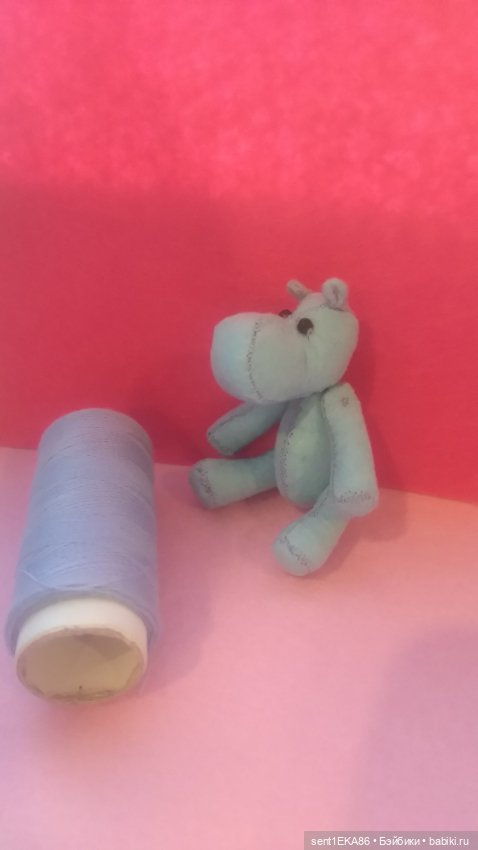 Вдохновение немного времени и вот вам бегемотик (фото 6)