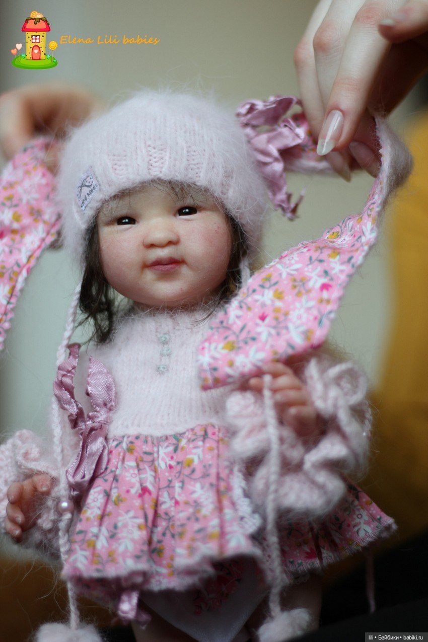 Мини малышка реборн Mollylee (фото 10)
