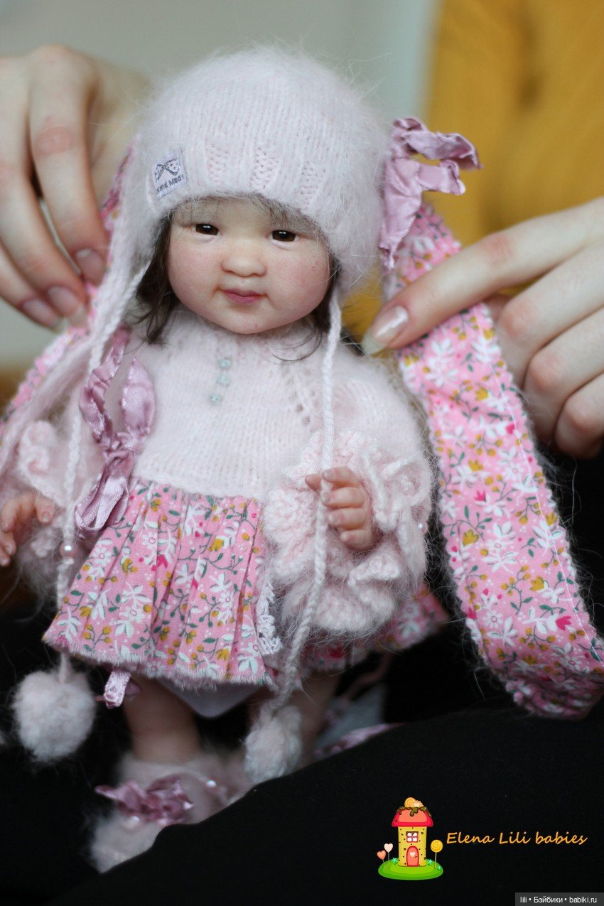 Мини малышка реборн Mollylee (фото 7)
