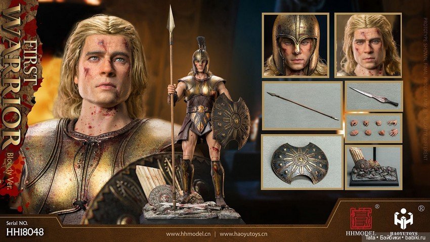 HHModel и HaoYu Toys - 2 версии фигурки Ахиллеса в масштабе 1/6 (фото 5)