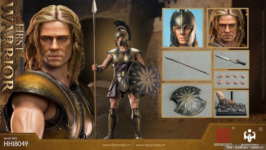 HHModel и HaoYu Toys - 2 версии фигурки Ахиллеса в масштабе 1/6 (фото 10)