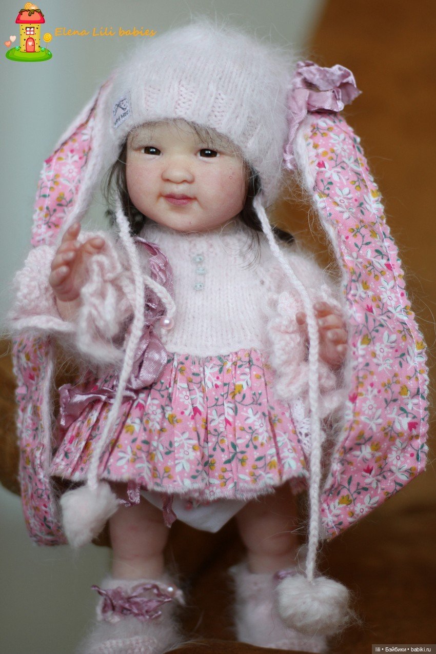 Мини малышка реборн Mollylee (фото 4)